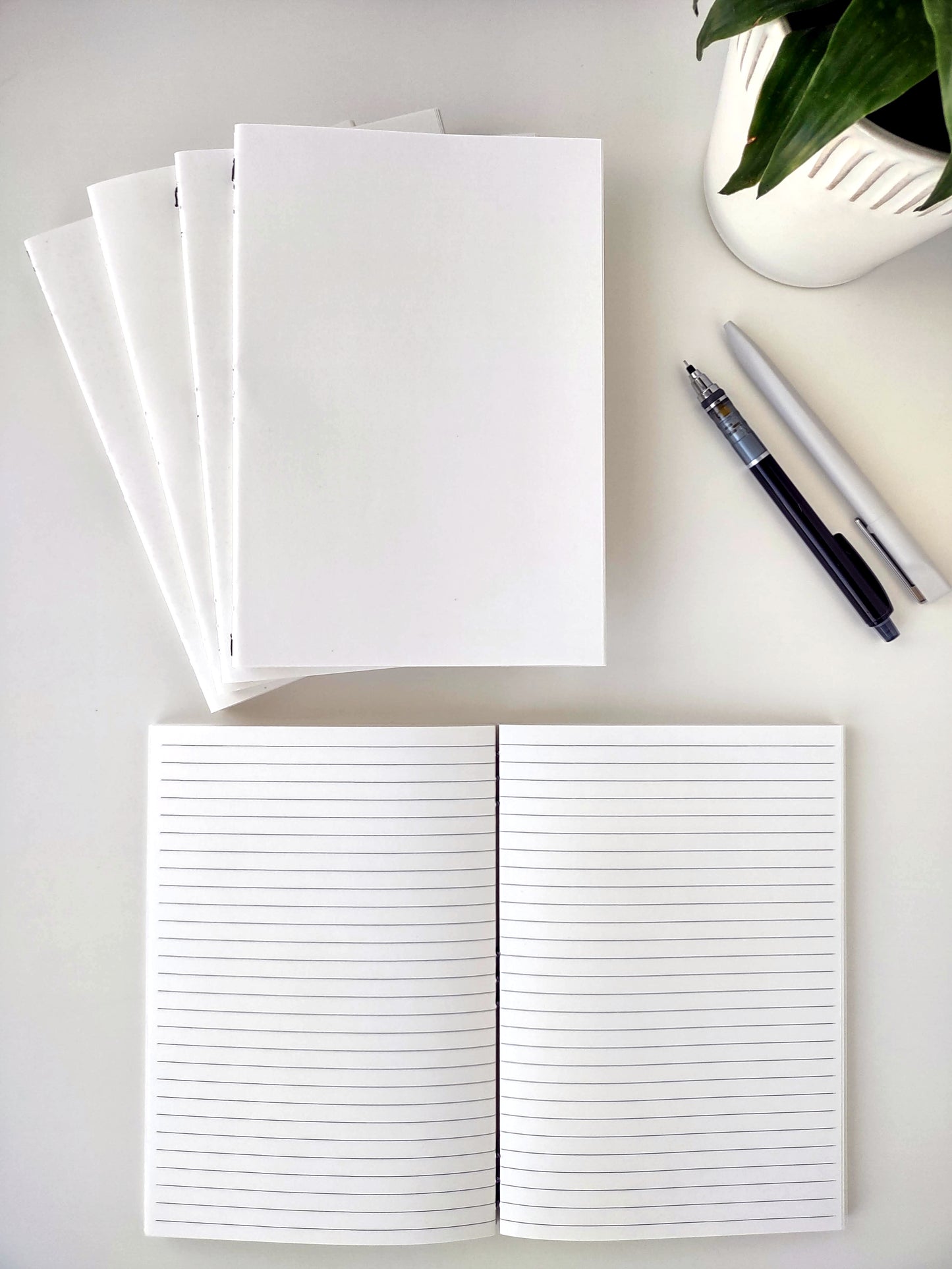 White Crane Reusable Journal with Insert
