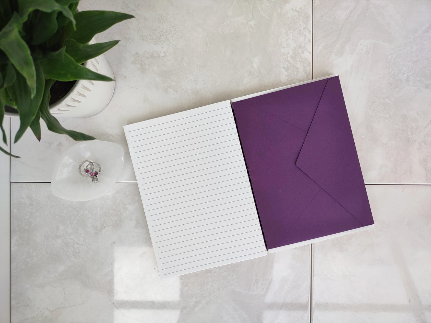 Floral Branch Envelope Book