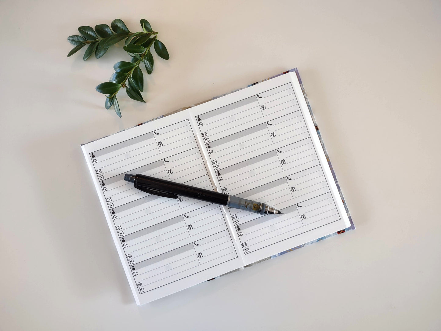 Ladybug Clouds Address Book