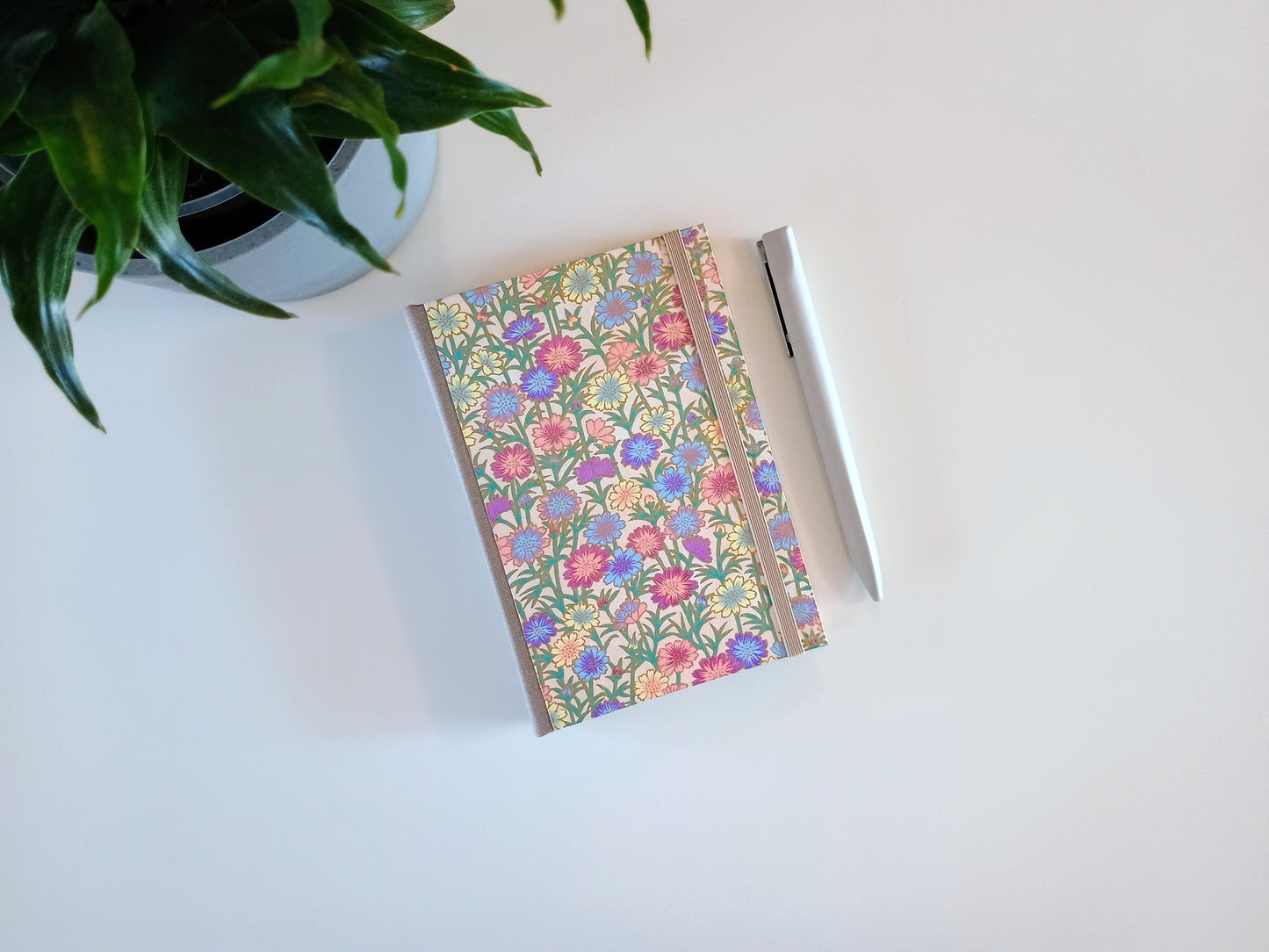 Pink Wildflower Reusable Journal with Insert