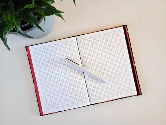Strawberry Field Reusable Journal with Insert