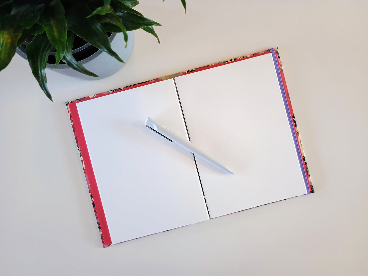 Pink Marble Reusable Journal with Insert