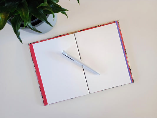 Pink Marble Reusable Journal with Insert