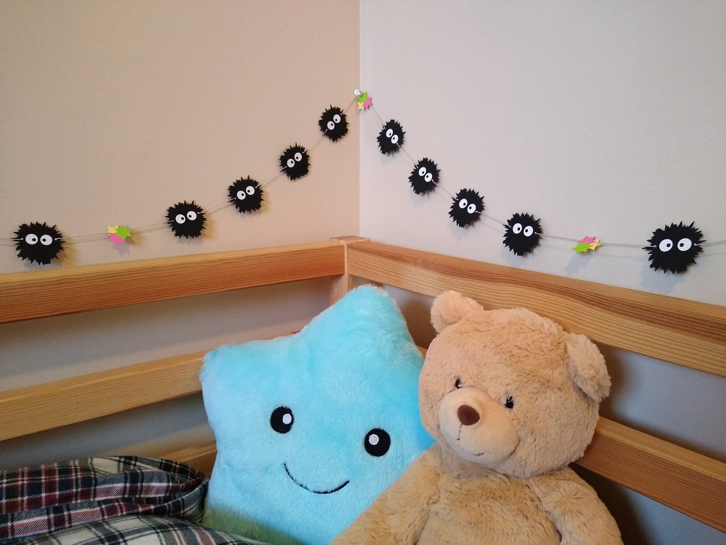 Soot Sprite (Studio Ghibli) Paper Garland