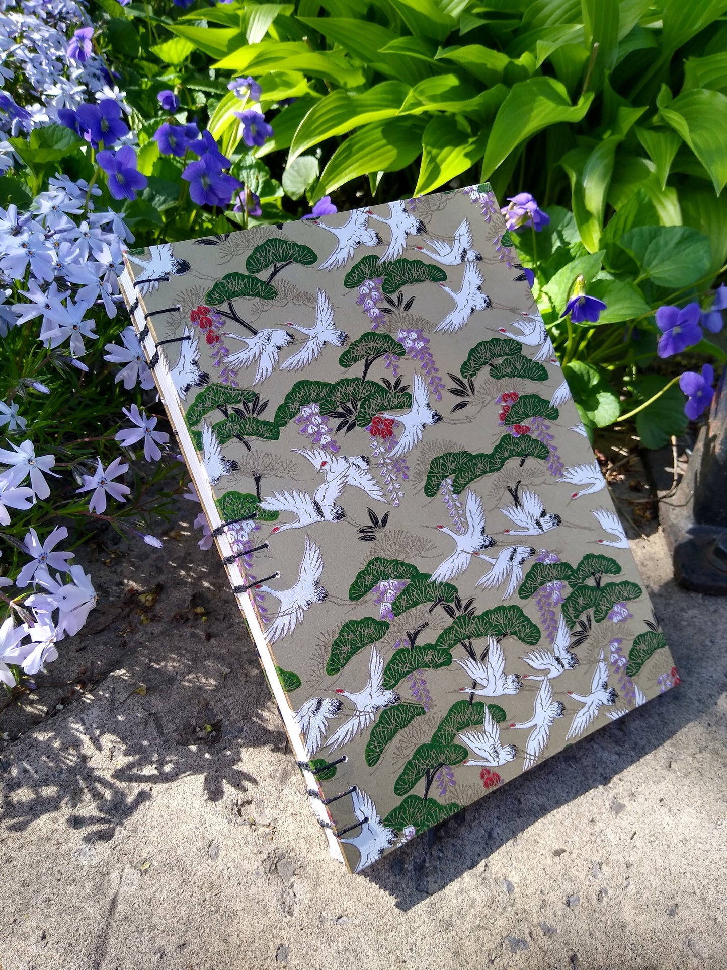 Wisteria and Cranes Sketchbook