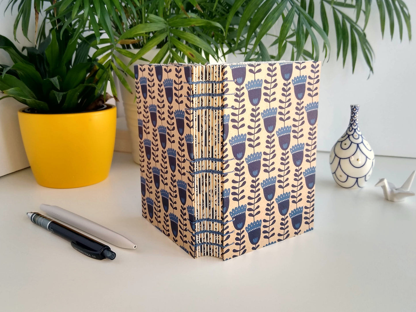 Blue Flower Envelope Book
