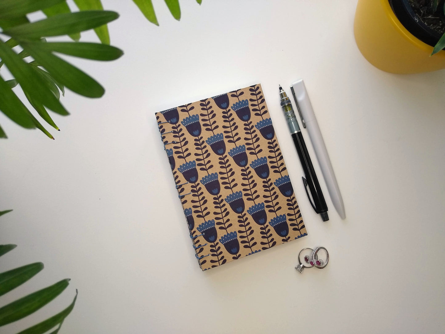 Blue Flower Envelope Book