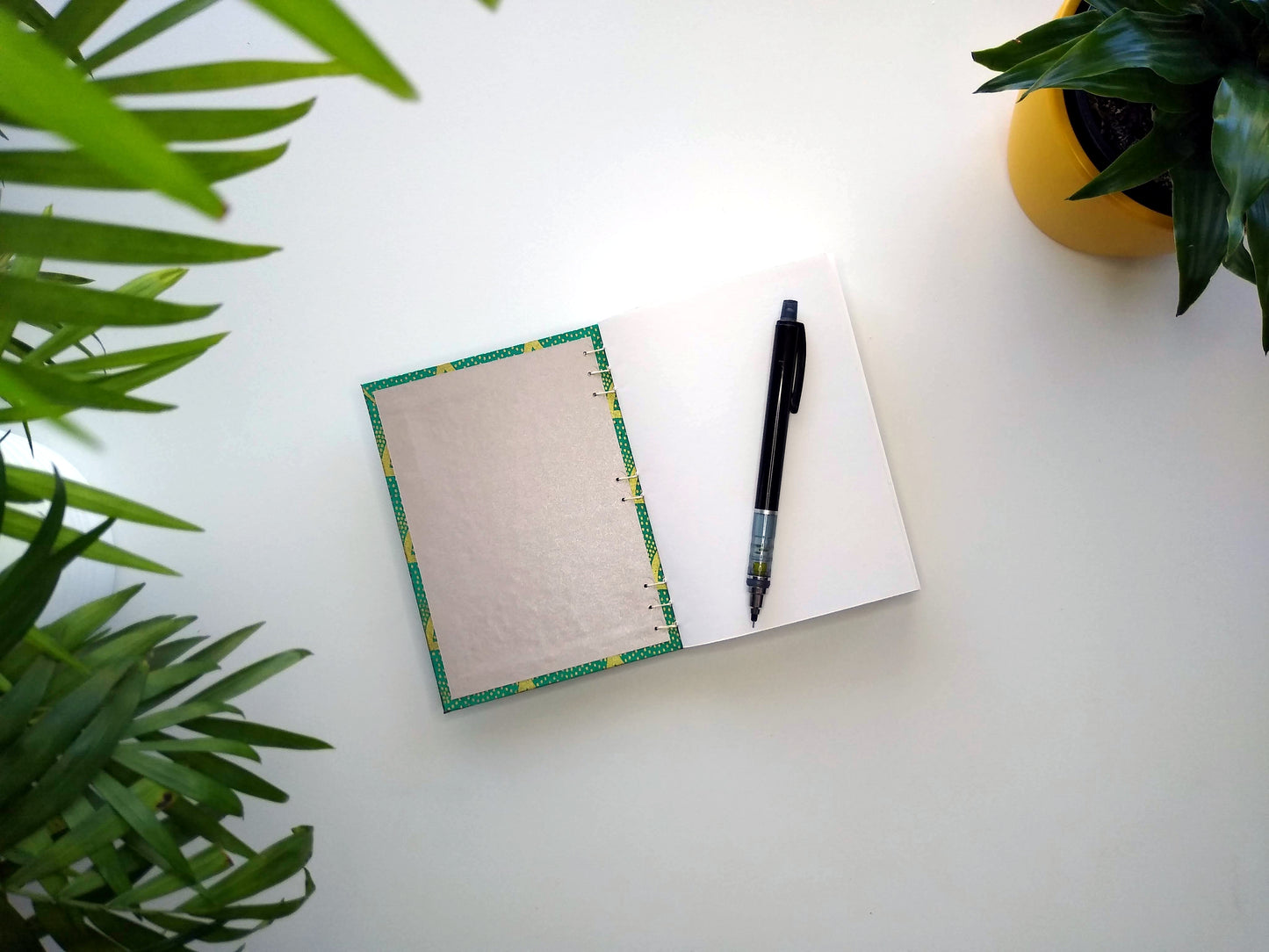 Teal Scallop Pocket Journal