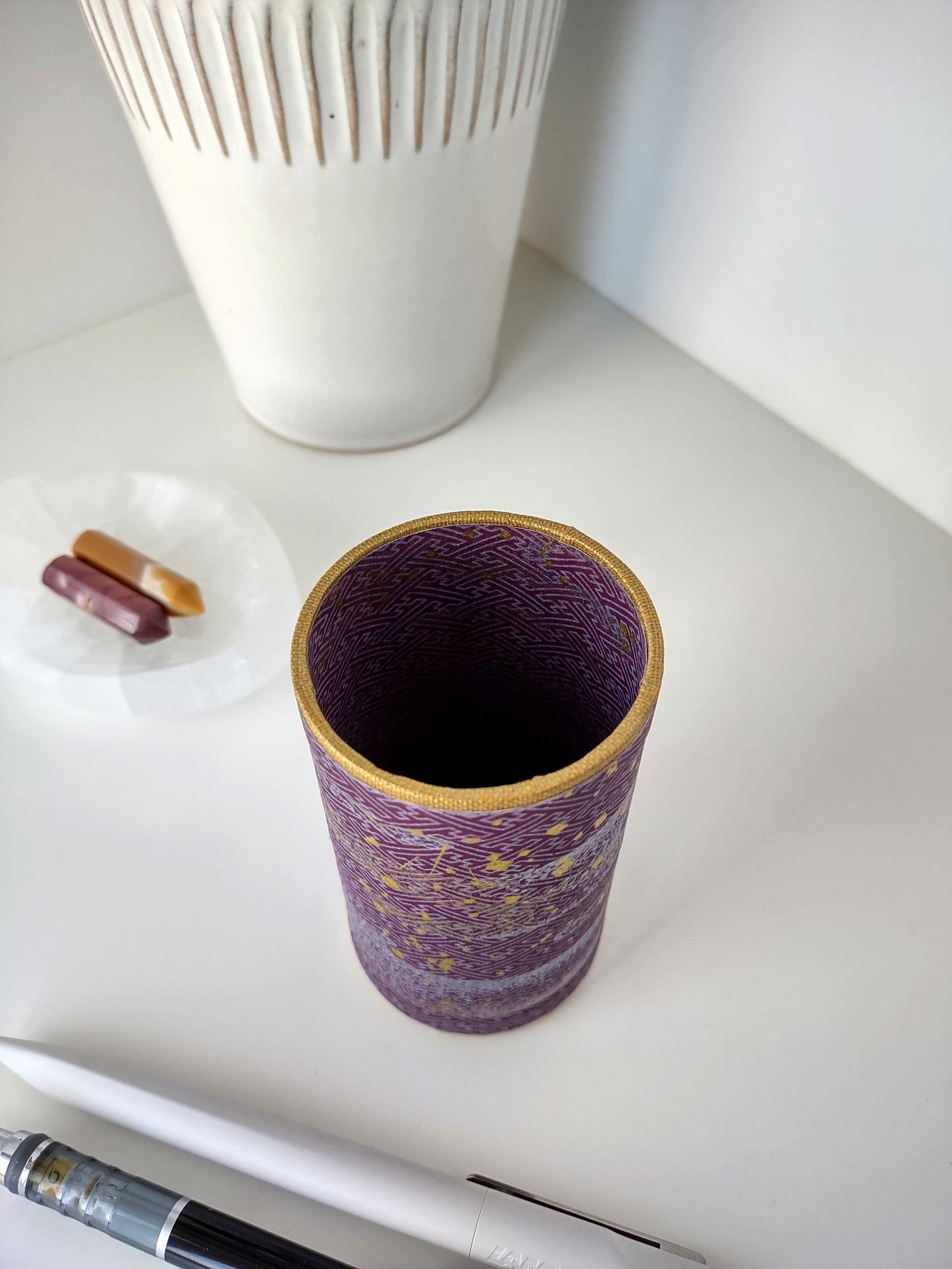 Purple Haze Pencil Cup