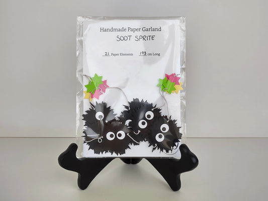 Soot Sprite (Studio Ghibli) Paper Garland