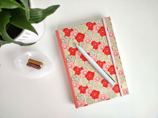 Popping Blooms Reusable Journal with Insert