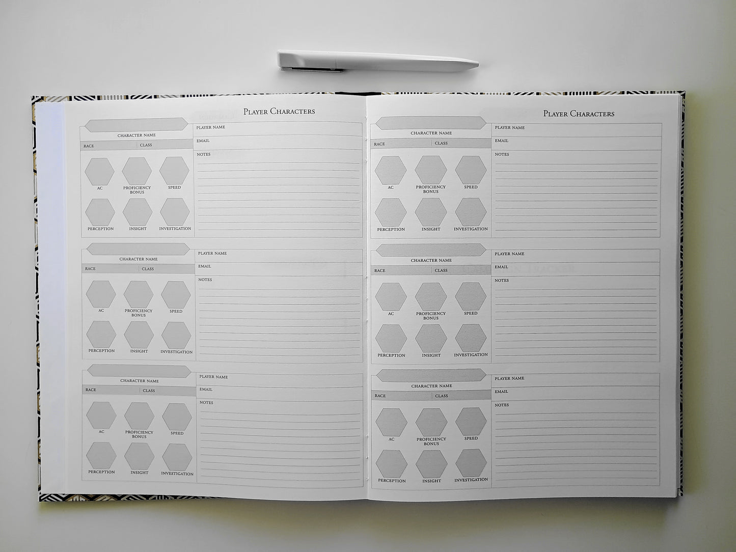 Custom Dungeon Master Campaign Journal - Choice of Binding