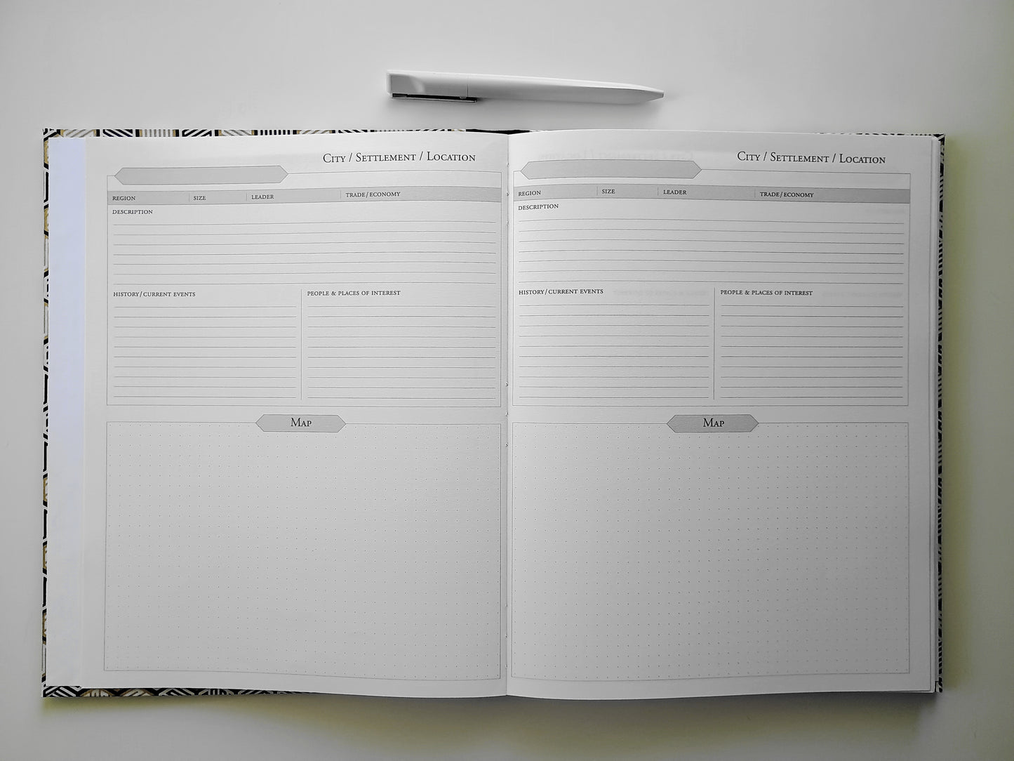 Custom Dungeon Master Campaign Journal - Choice of Binding