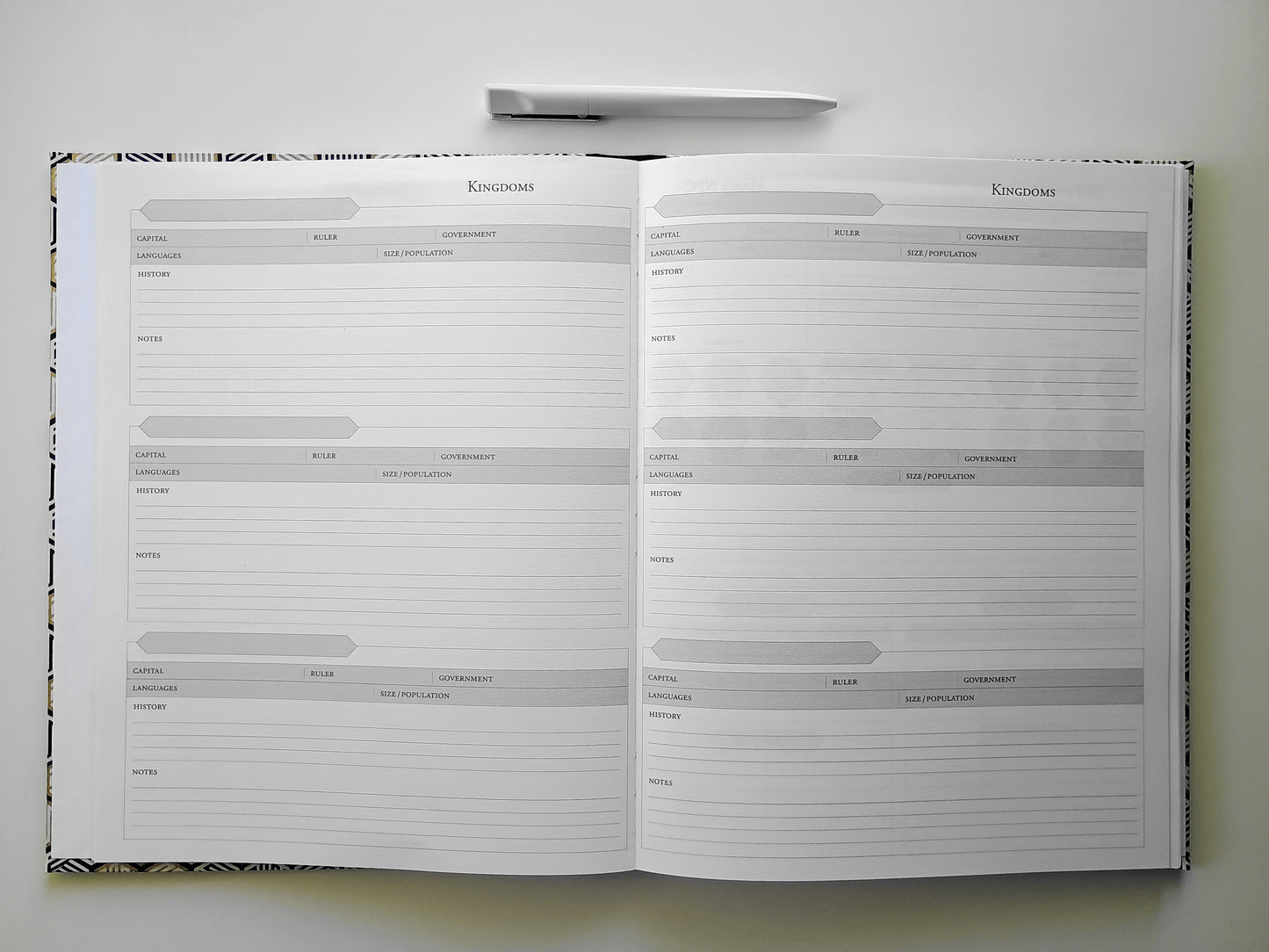 Custom Dungeon Master Campaign Journal - Choice of Binding