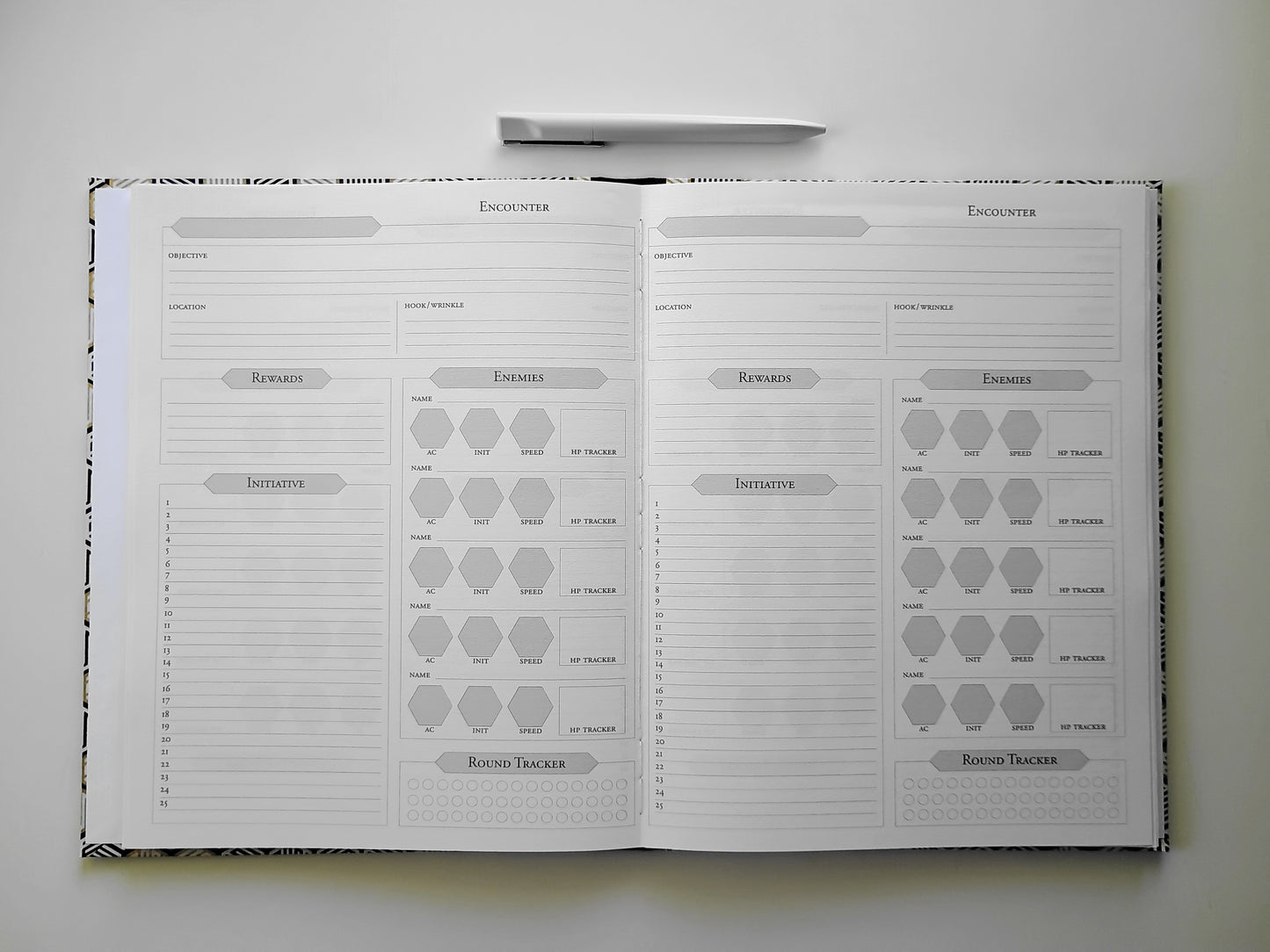Custom Dungeon Master Campaign Journal - Choice of Binding