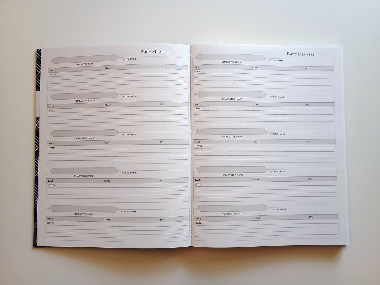 Custom Player Journal - Choice of Binding