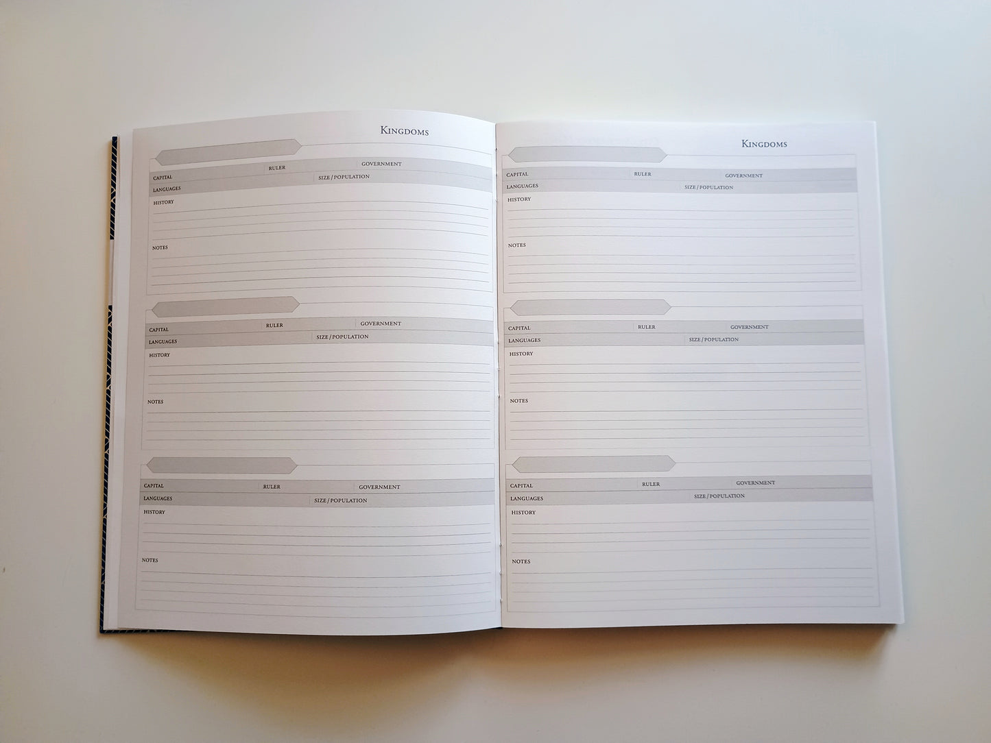 Custom Player Journal - Choice of Binding