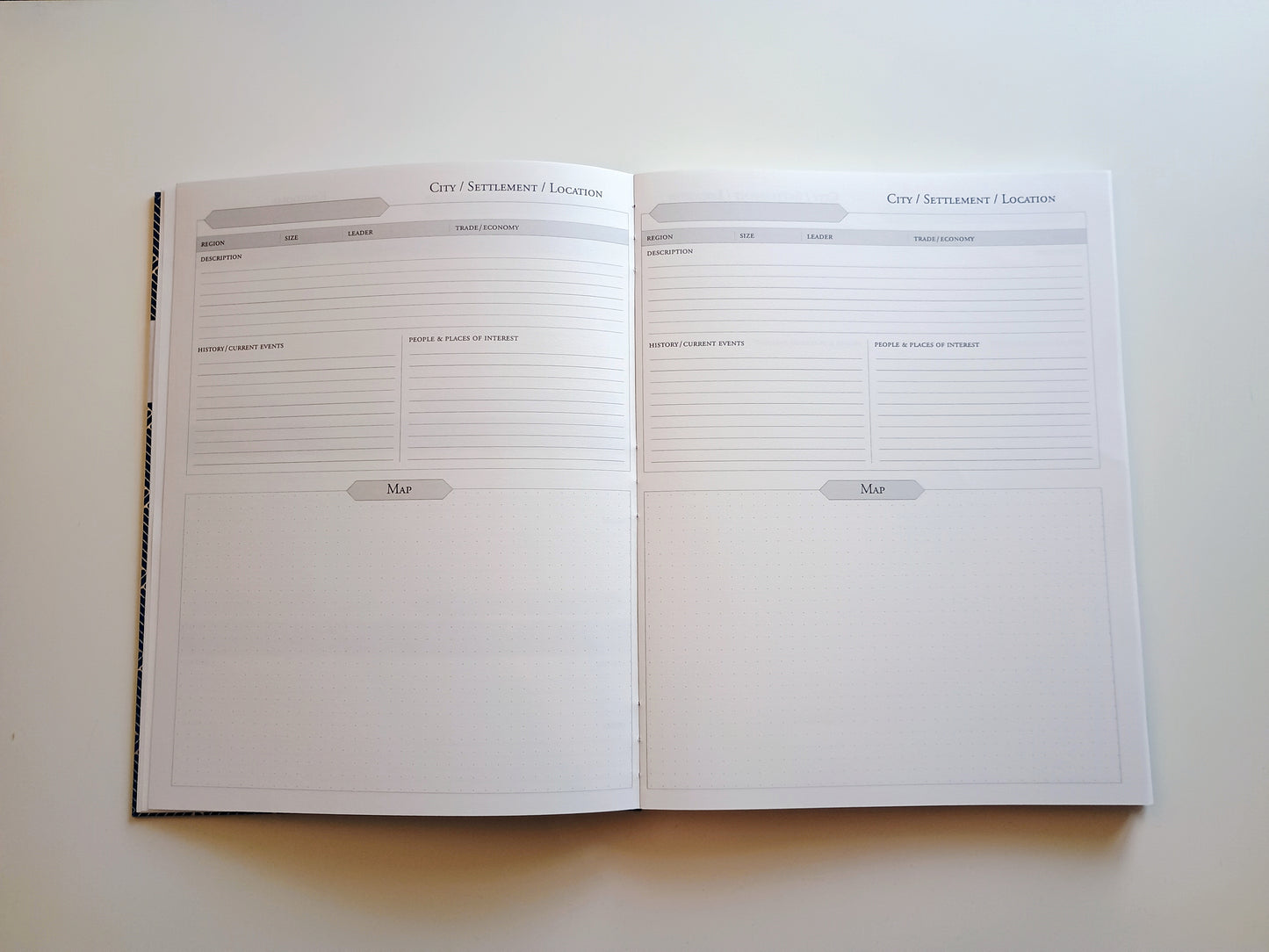 Custom Player Journal - Choice of Binding