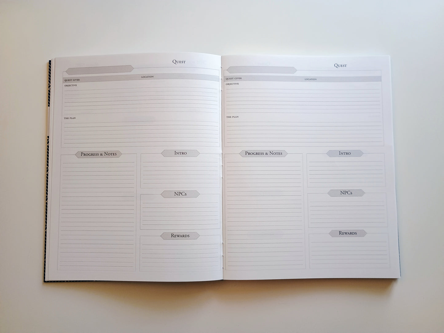 Custom Player Journal - Choice of Binding