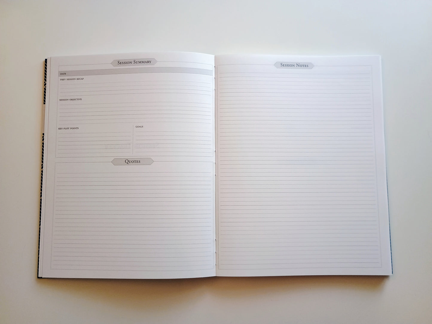 Custom Player Journal - Choice of Binding