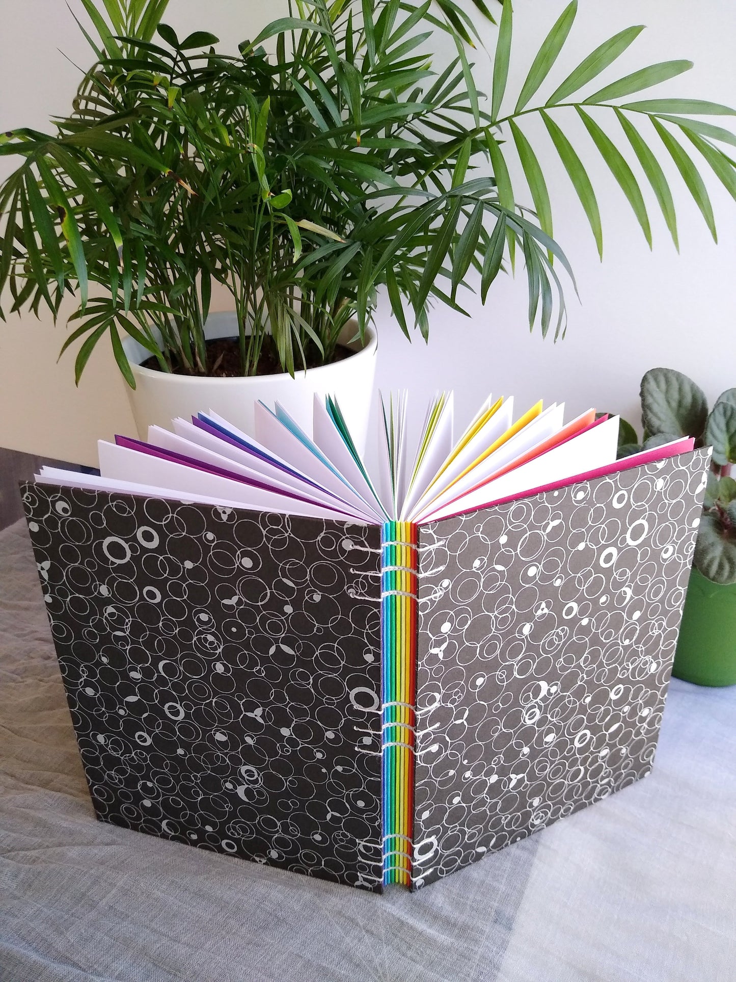 Rainbow Bubble Journal - Choice of Paper