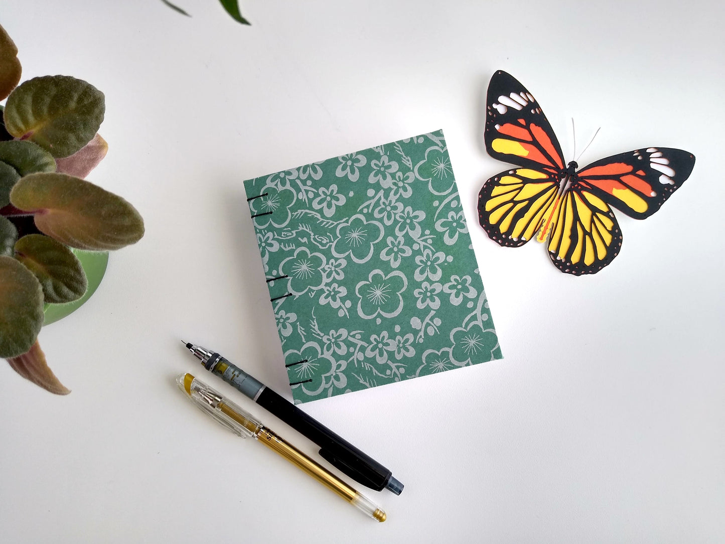 Teal Flower Journal