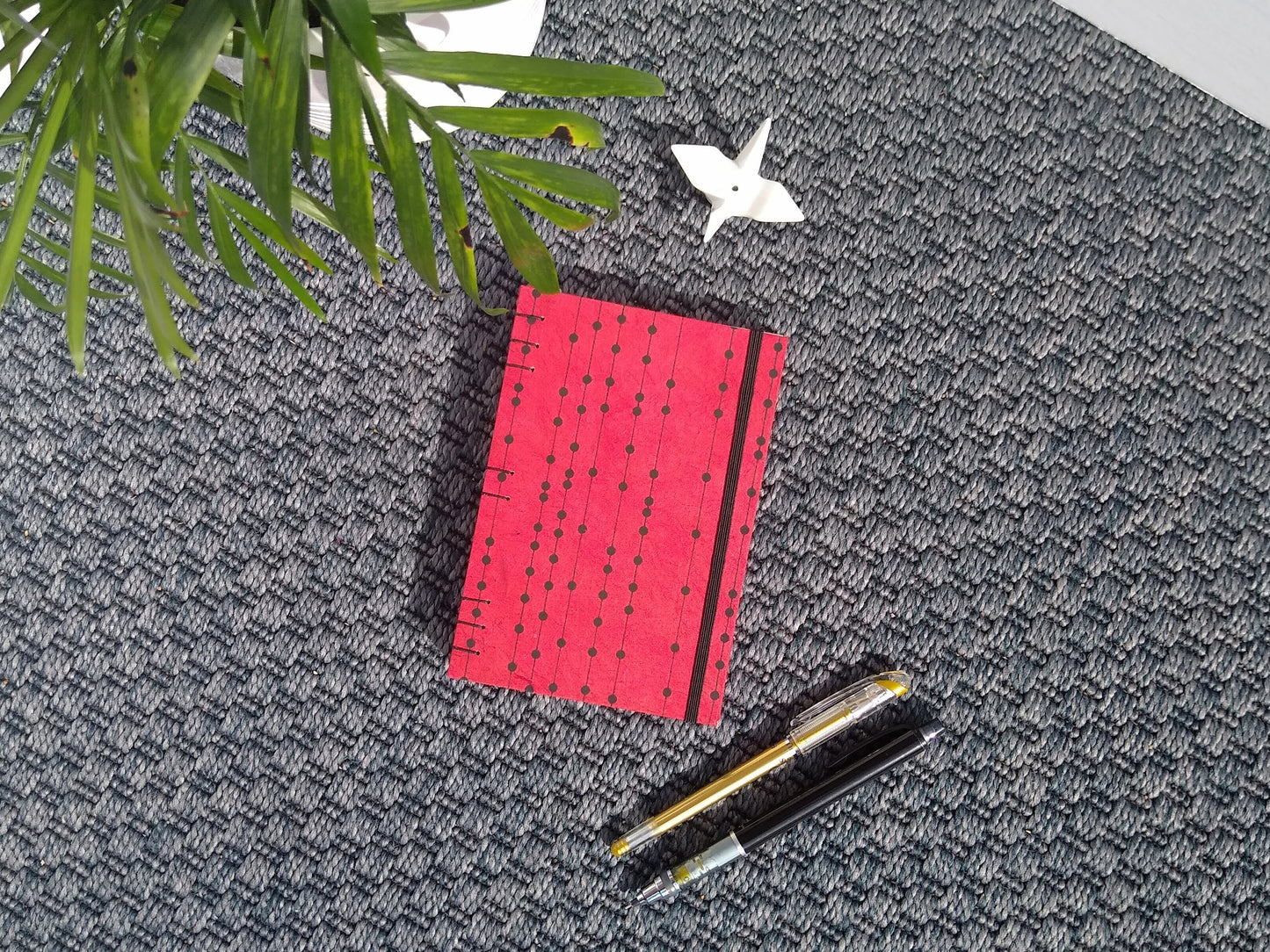 Red String Pocket Journal - Dot Grid