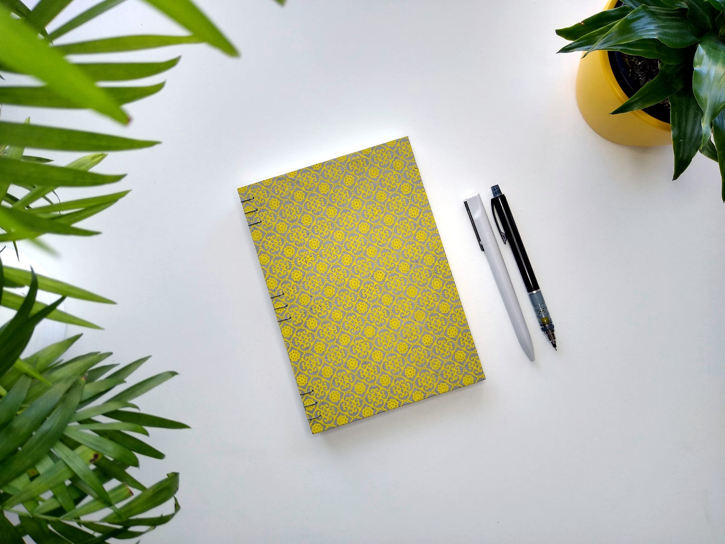 Yellow Ornamental Notebook