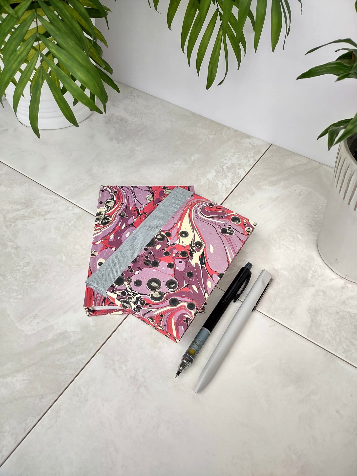 Pink Marble Journal Set