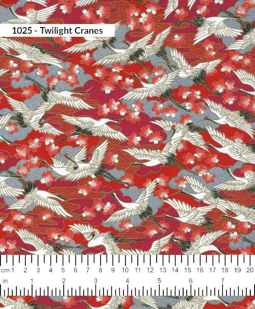 1025 - Twilight Cranes